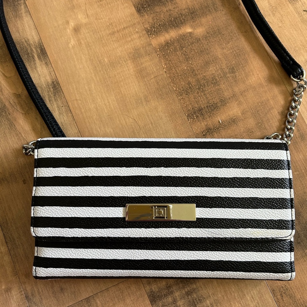 Clutch with portable charger